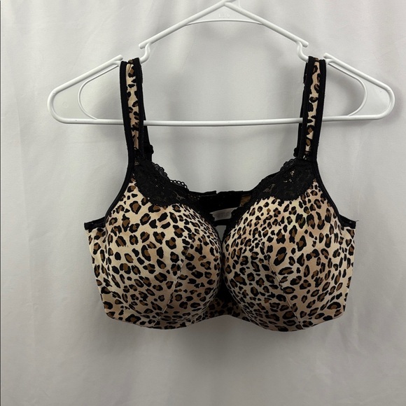 Lane Bryant Other - Lane Bryant Cacique 40DDD Leopard Plunge bra
